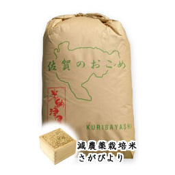 佐賀県産減農薬栽培米さがびより